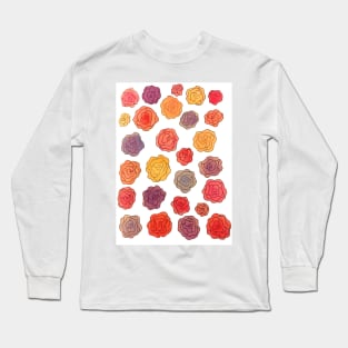 Faded Florals Long Sleeve T-Shirt